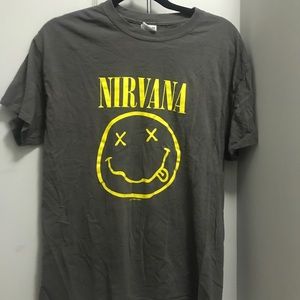 Nirvana grey t shirt